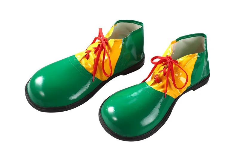 Adult Elf Shoes Carnival Costume Shoes Green Clown Shoes  Halloween Accessories