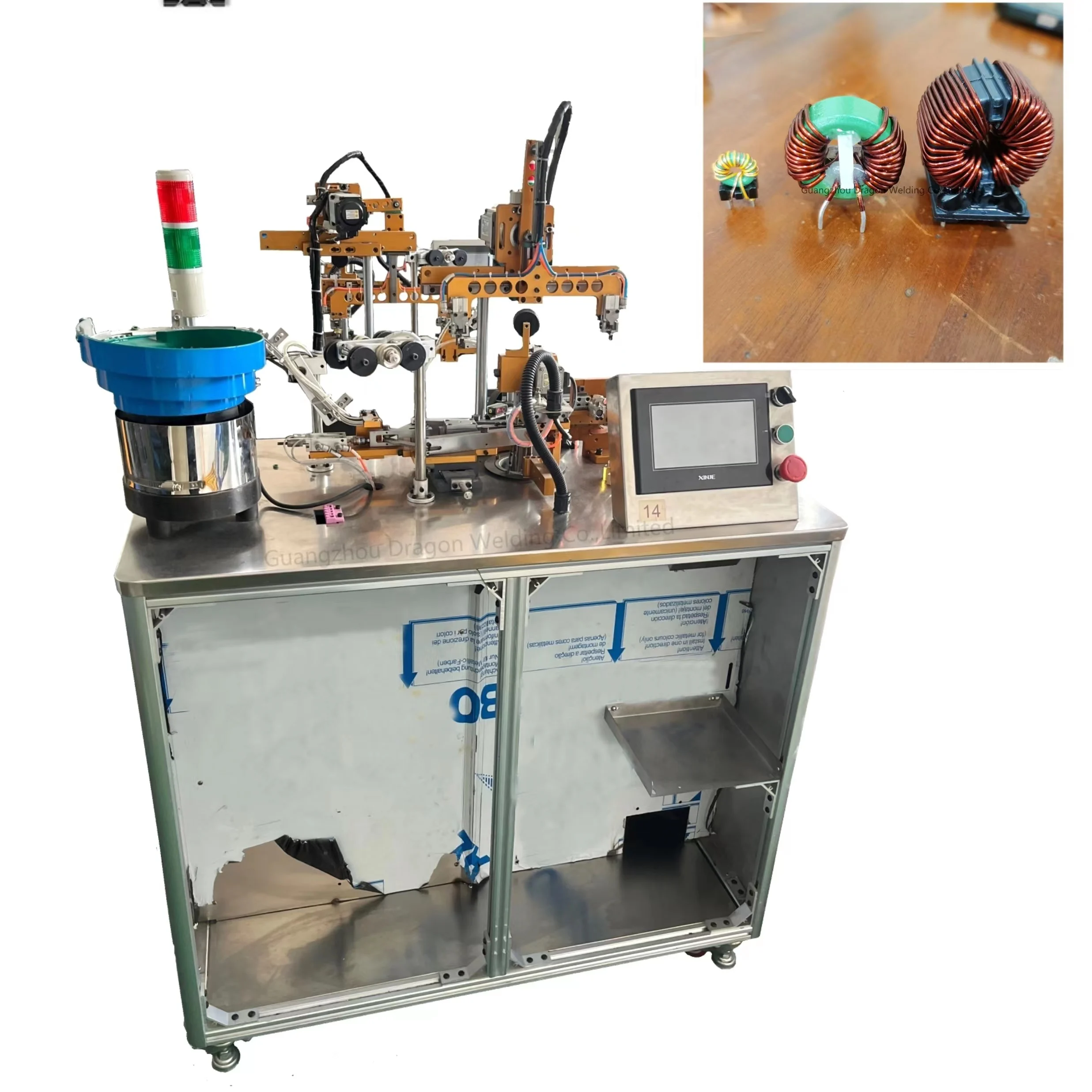 FULL Automatic Magnetic Core Inductance Winding Machine