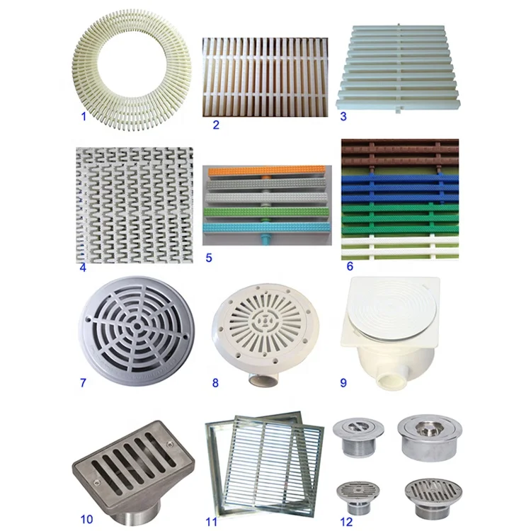 Высококлассная красочная пластиковая решетка для бассейна из ABS и