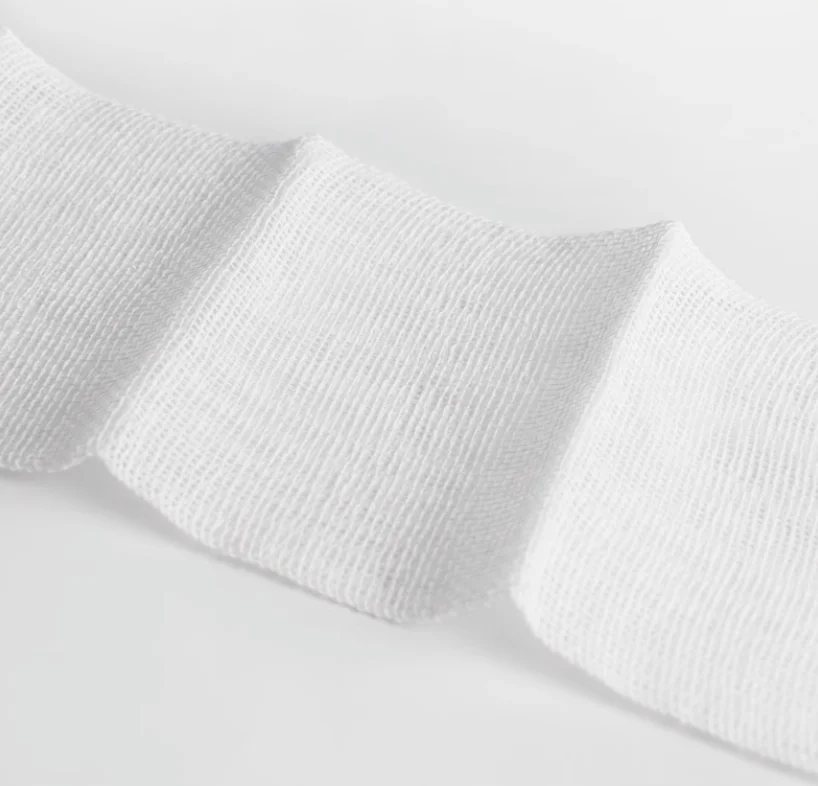 Gauze Bandage Roll with Tape 4 Inch by 4 Yards Rolled Gauze Wrap Breathable Gauze Wrap Used