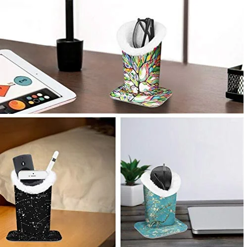 OEM Factory Supplier Sunglasses Eyeglasses Glasses Holder with Magnetic Base Premium Vegan Leather Stand storage Case