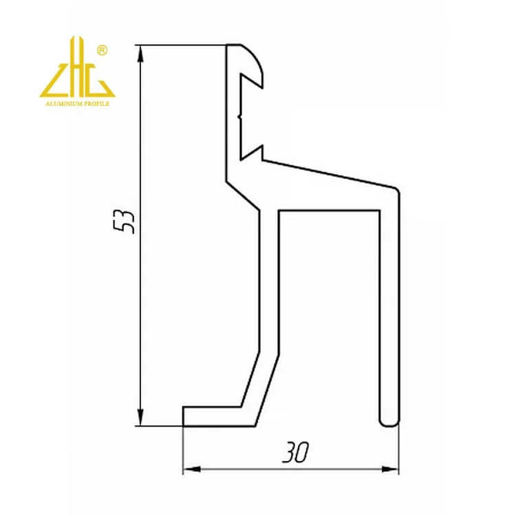 Zhonglian Supply customized different surface finishing aluminum profile boat masts