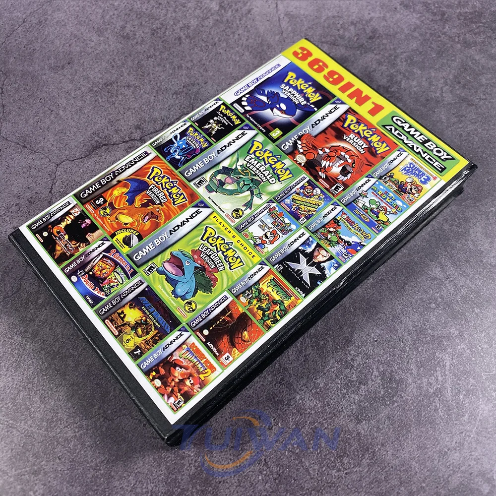 video games 369 in 1 Games Card for GBA 369 game card