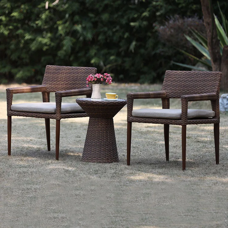 Outdoor Woven  Rattan Table and Chair Garden furniture