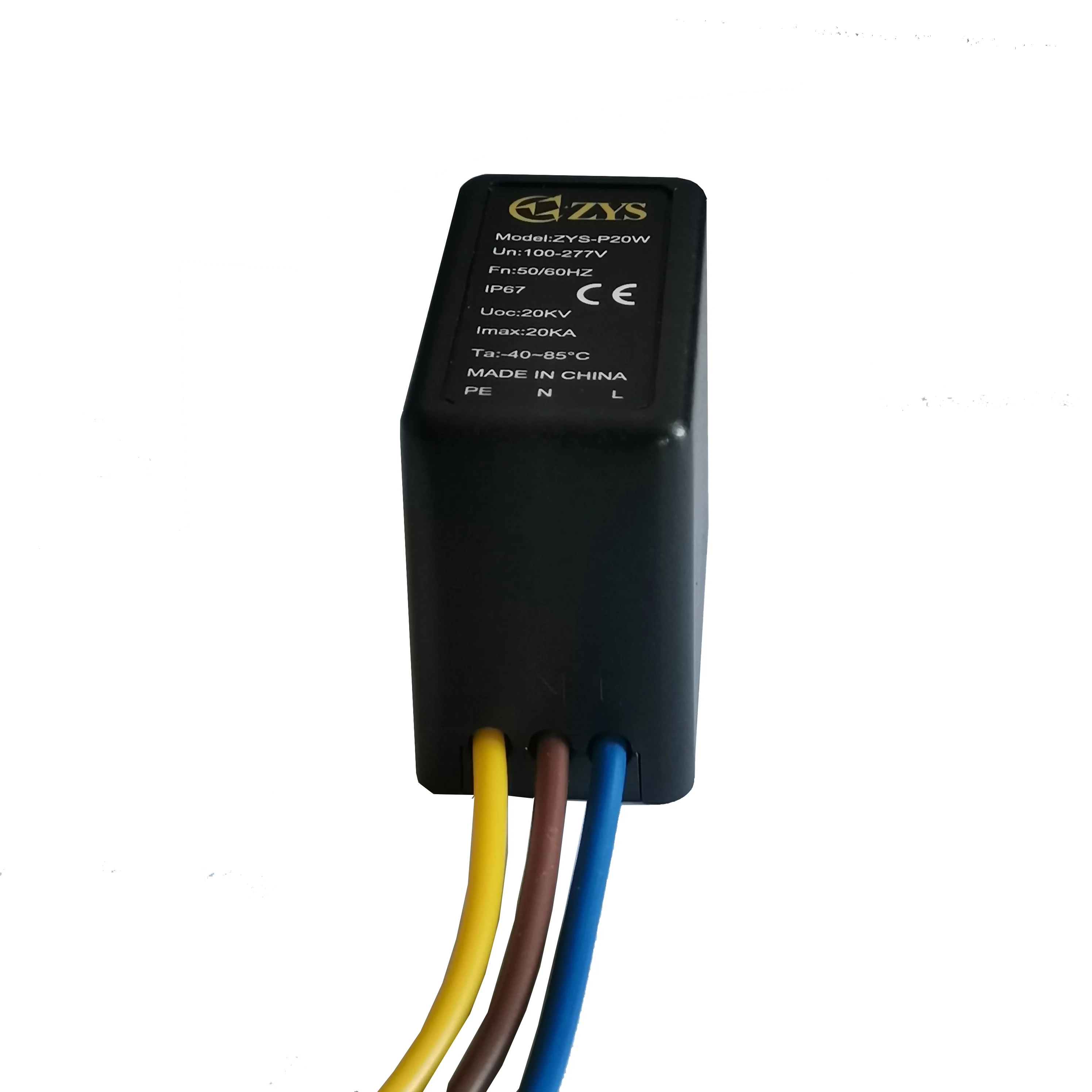 20 кВ 20 ка наружное светодиодное уличное освещение SPD стабилизатор напряжения защитный ограничитель Supresor de Picos SPD