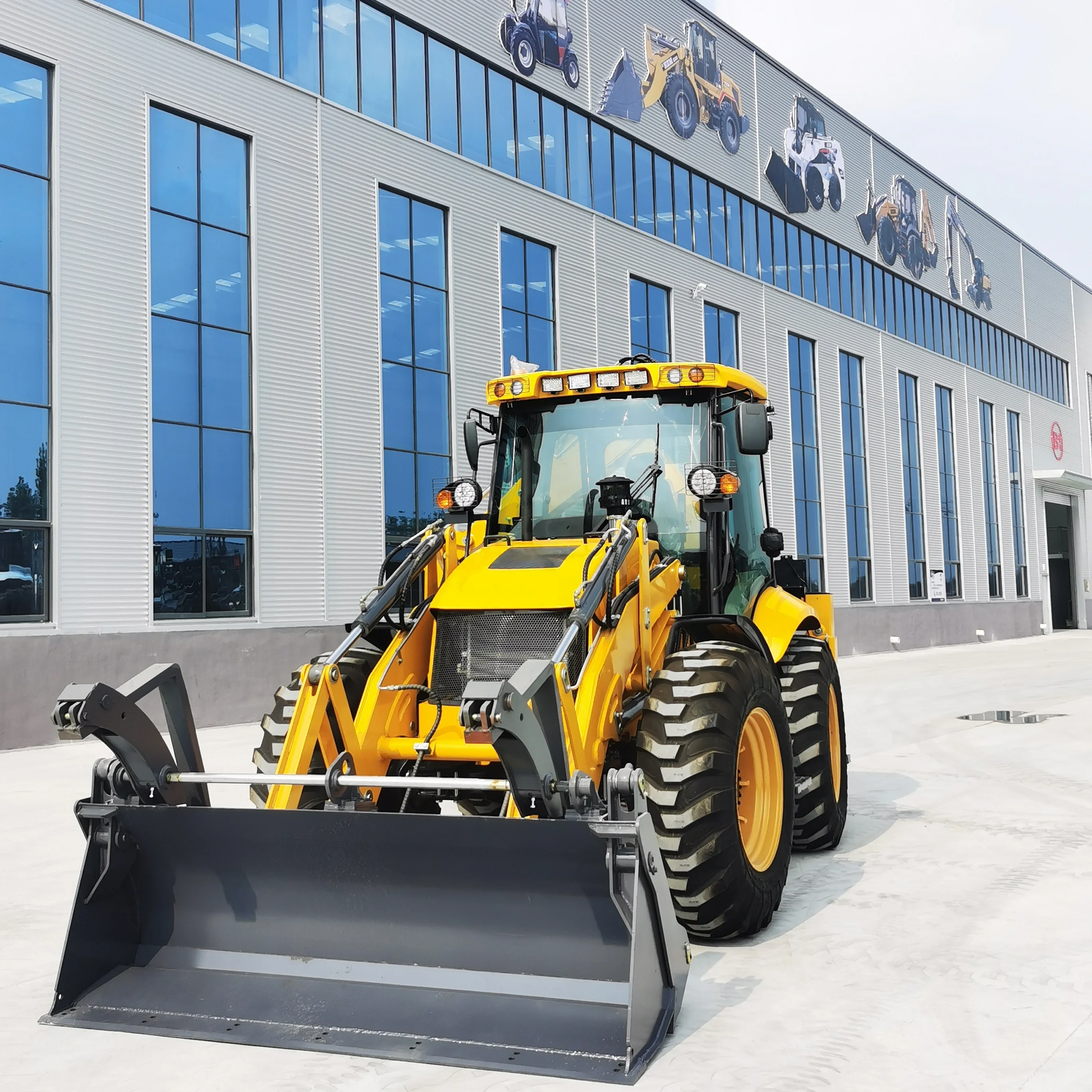 huizhong HZM 799 excavator/backhoe loaders price with 6 in 1 bucket in philippines