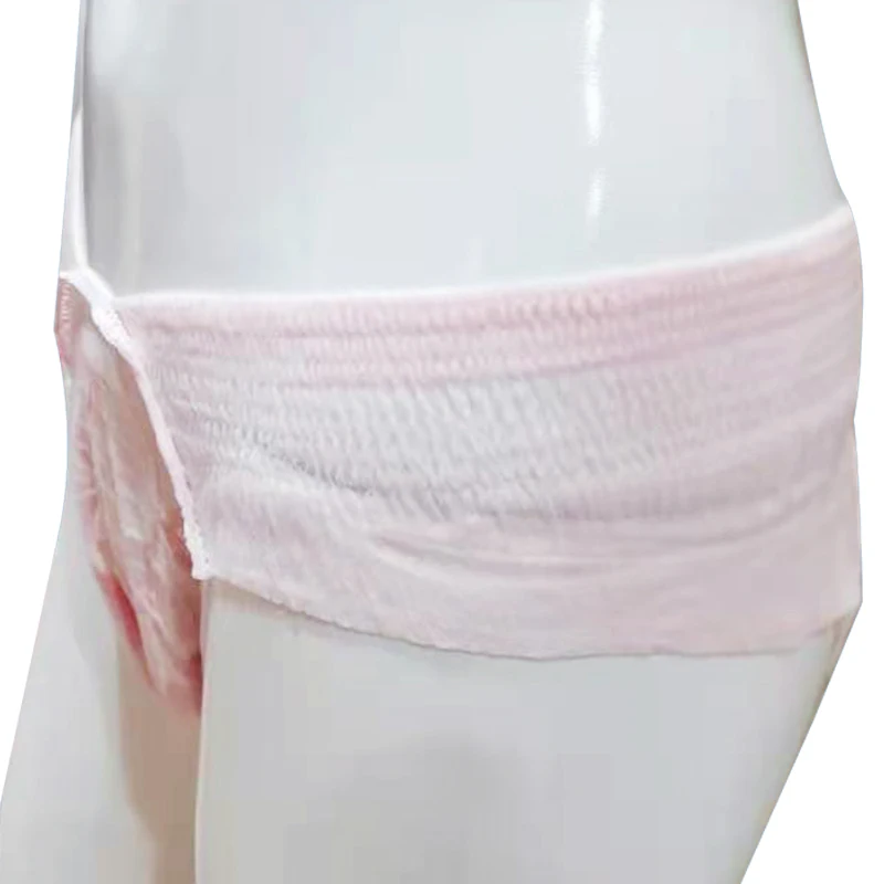 Wholesale hot Disposable organic menstrual women panties pant type  adult diapers underwear for women girls female