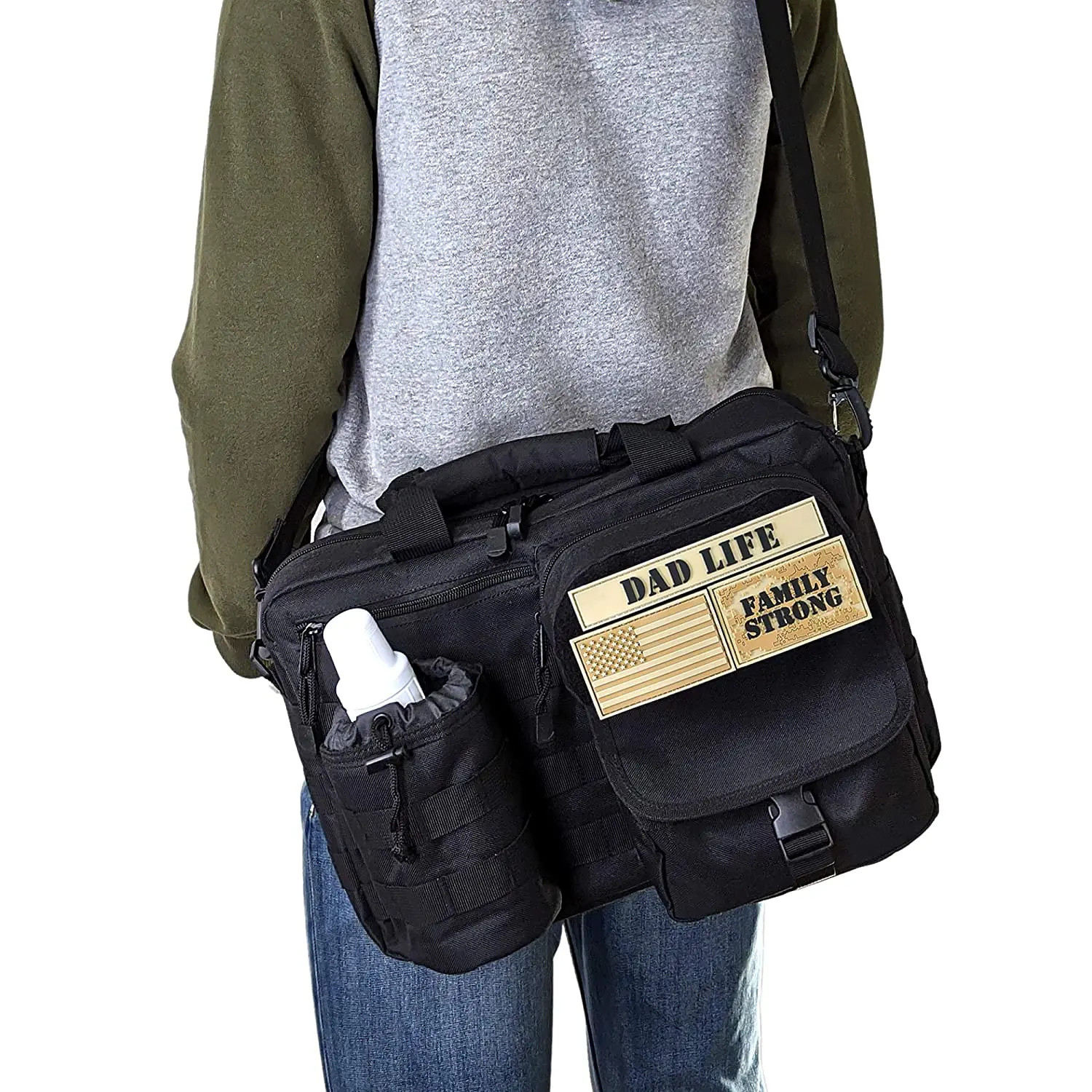 Keep Perfect custom tactical felt mens color land changing clutch nappy vegan leather land tote daddy  baby diaper backpack bag