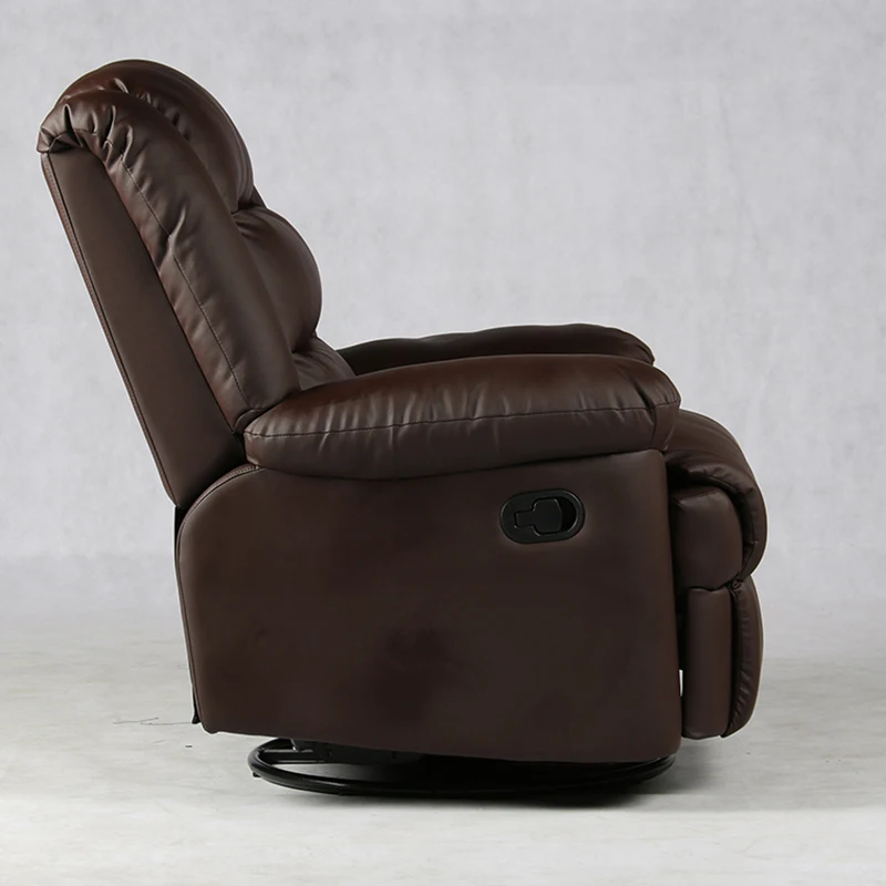 Wholesale Living room manual mechanism leather sofa cheap leather recliner massage sofa chair