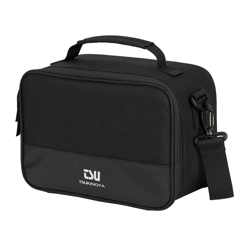 TSURINOYA Fishing Reels Bag Multi-functional Waterproof Large Storage Reels Handbag Removable Partition Reel Case