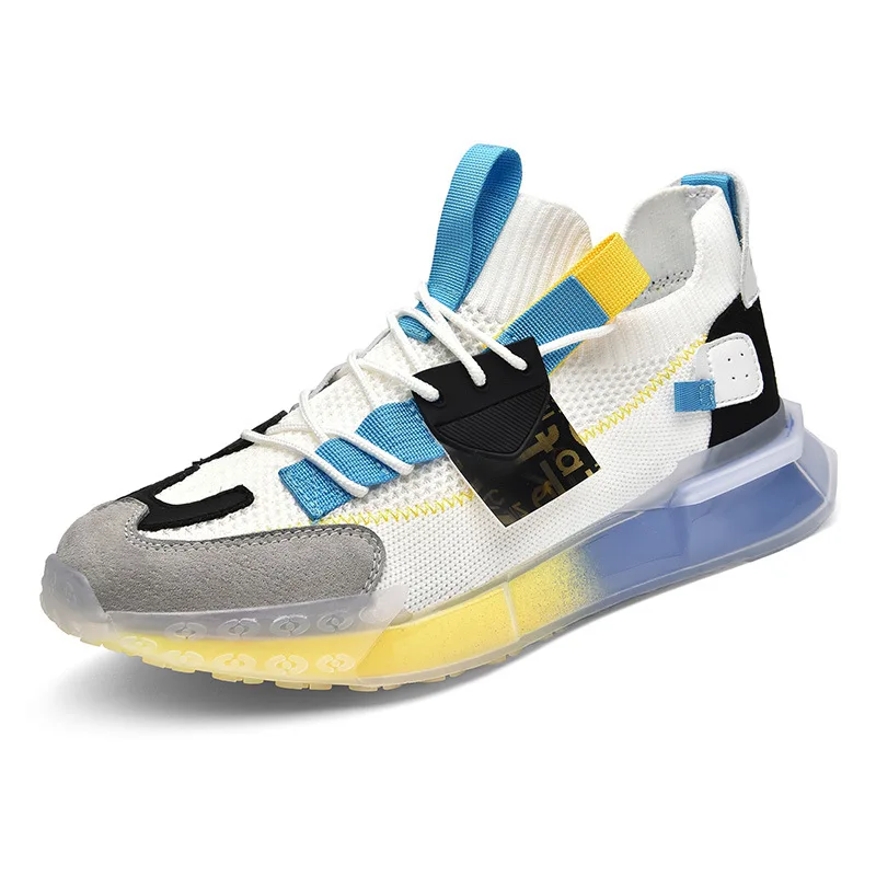 2021 New breathable thin running shoes all-match casual fly woven mesh sneakers fashion running sports shoes wholesale for men