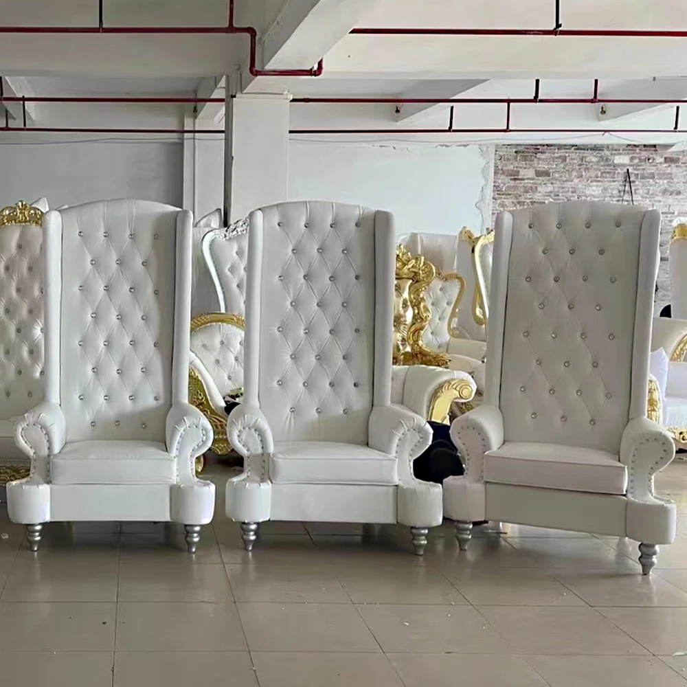 New Style Throne Chairs Luxury High Back Thrown Chair King And Queen Throne Sofa Chair