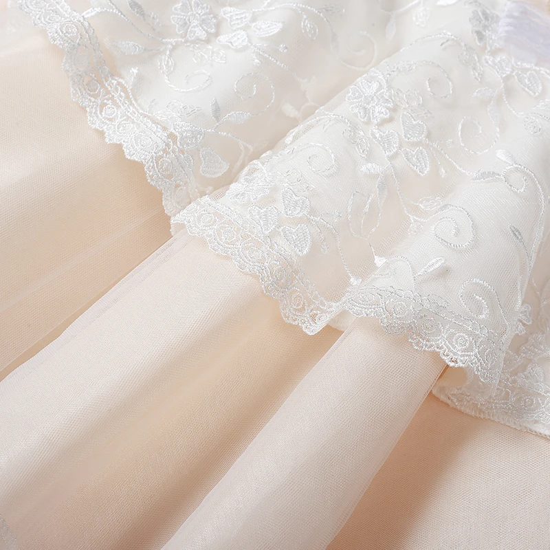 High Quality Baby Dresses Smocking Dress Toddlers Clothing Short Sleeve Party Wedding Evening Baby Girls Dress