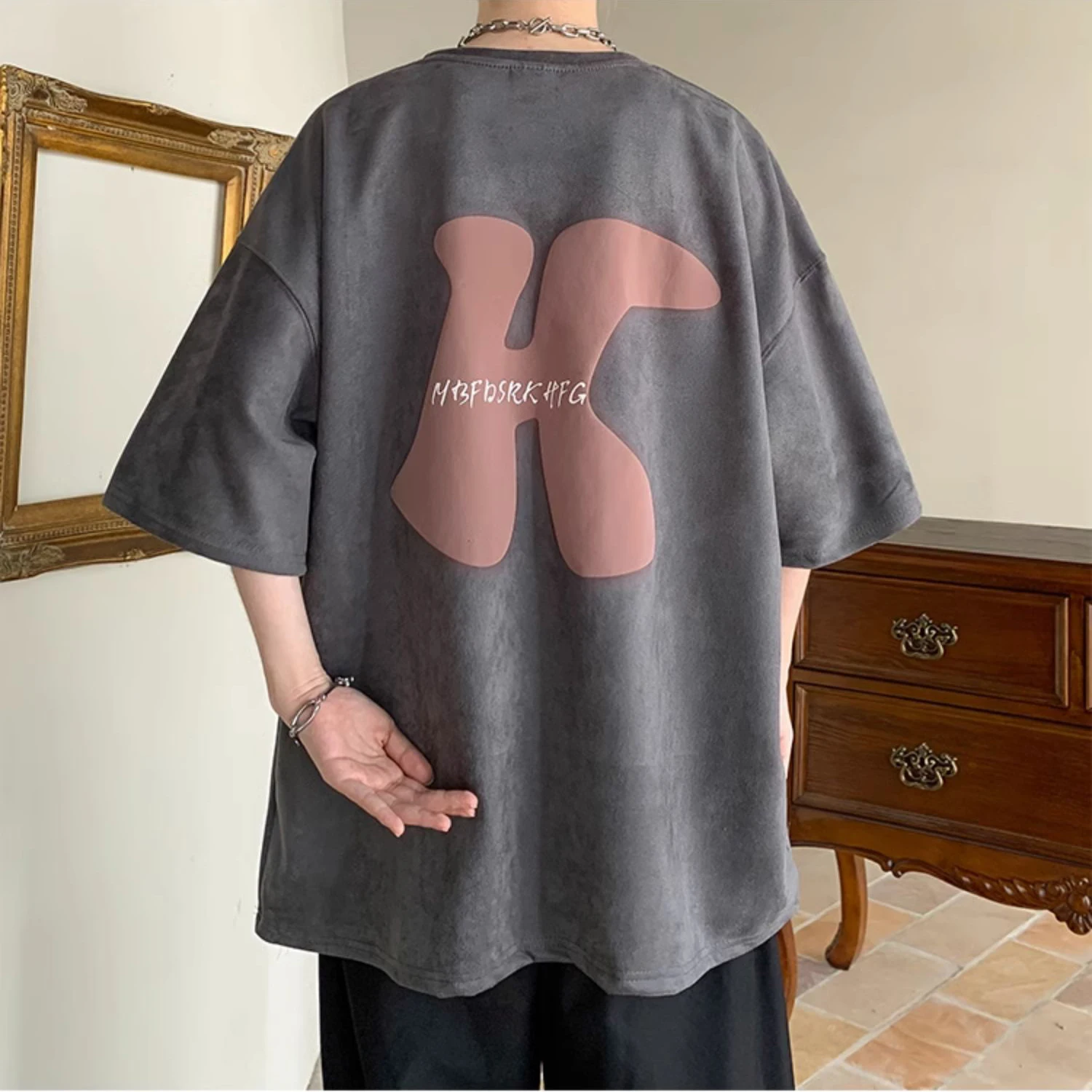 High Quality cotton Fabric T shirt 3D puff print Custom Short Sleeve men oversized T-shirt Round Collar Tshirt men T shirt OEM