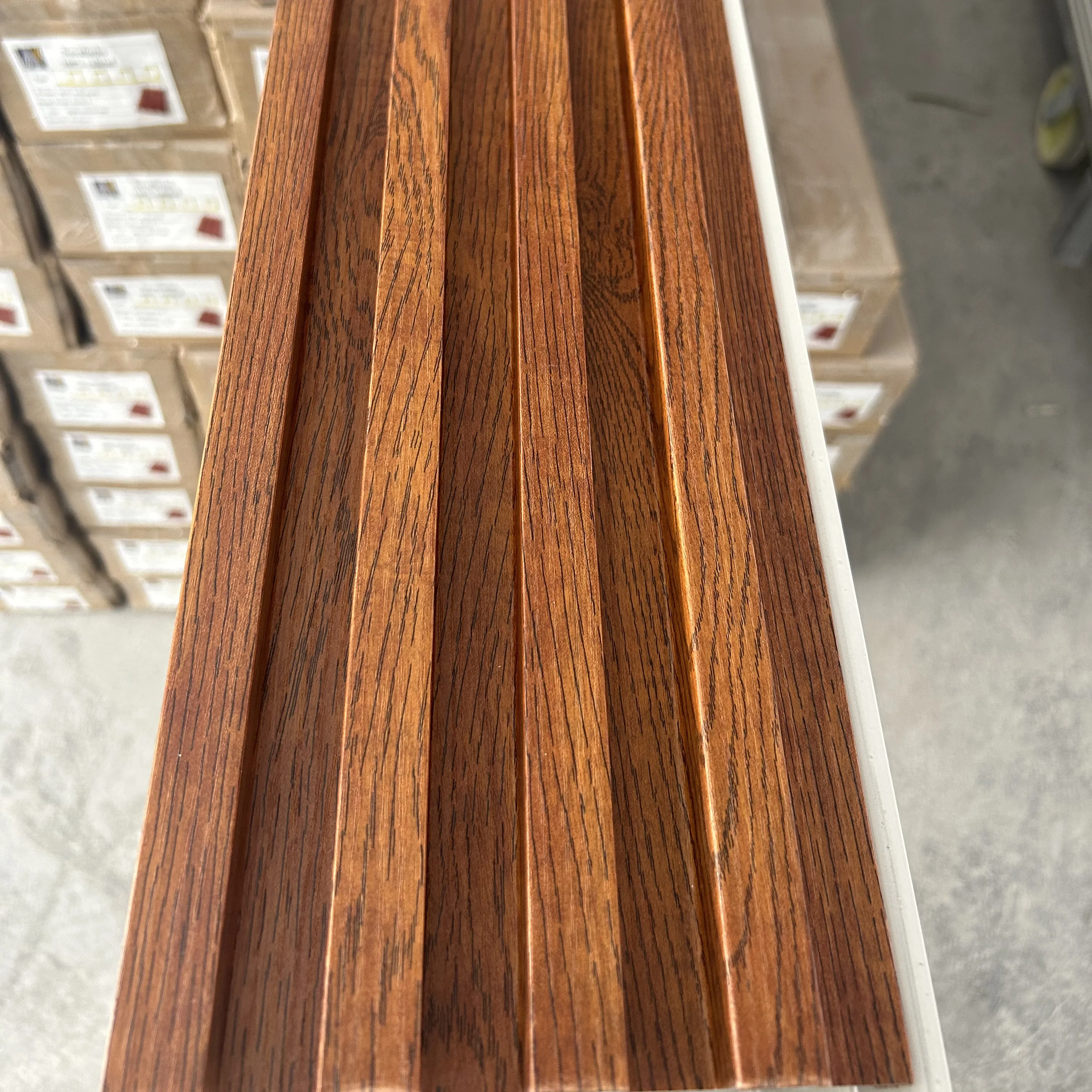 home finishing materials fluted wall panel WPC Composite, Wall Cladding,Villa Garden WPC Fence WPC Wall Panels & wall board