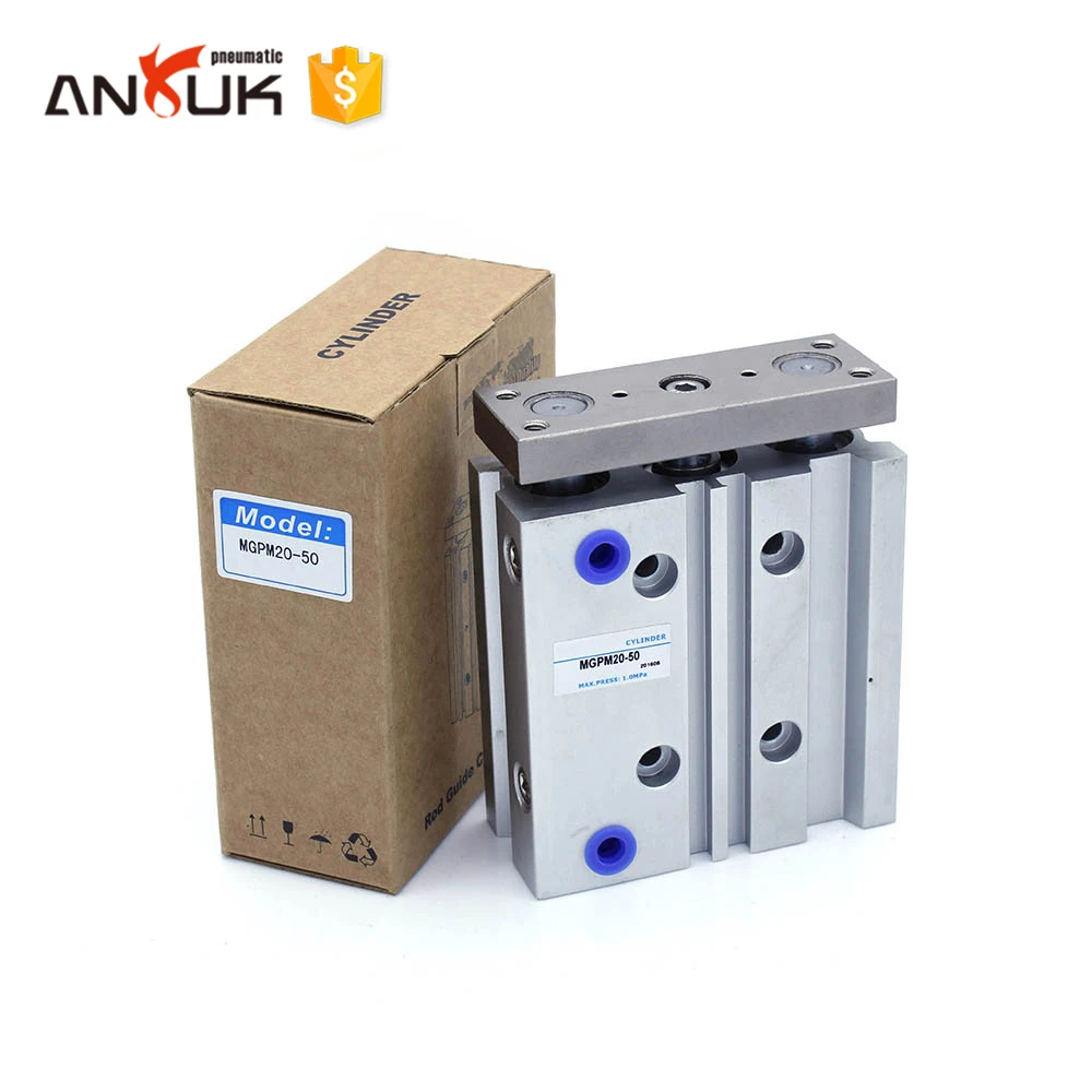 Направляющий стержень Пневматический воздушный поршень цилиндр двойного действия