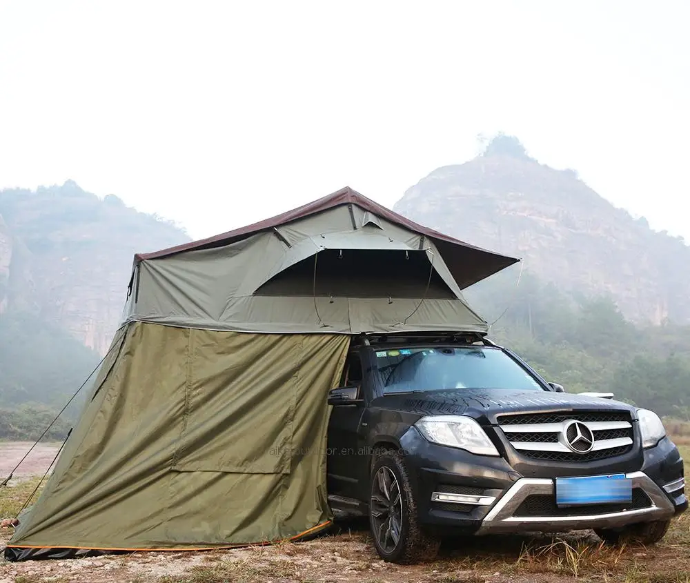 China manufacturer cheap camping car 4x4 camping bell tent camper car roof top tent
