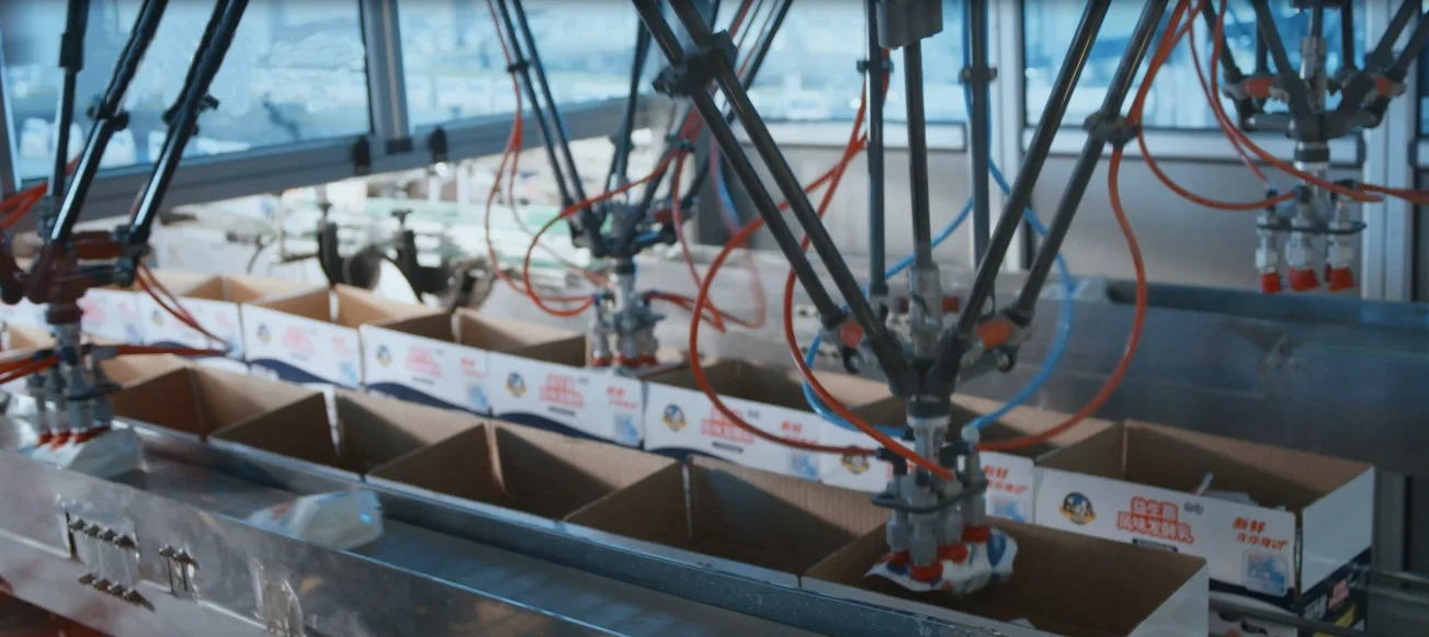 ABB KUKA робот картонная упаковочная линия автоматическая машина для упаковки чехла робота