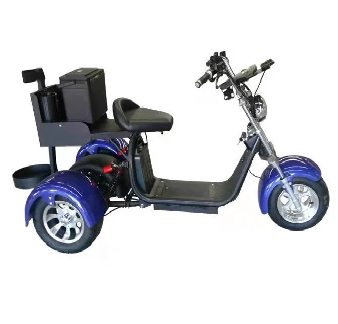 Three Wheel Electric Scooter Citycoco Golf Fat Tire Motorcycles 2000W 60V 2021 new technology  EEC COC Certificate