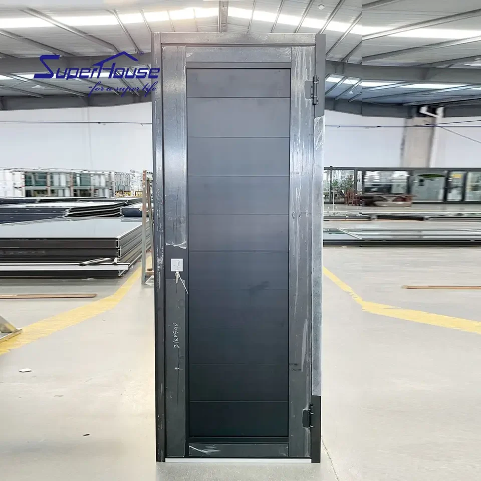 Design Aluminium Casement Door Size Modern China Top Factory Directly Sell High Quality Front Door Customized Glass Aluminum