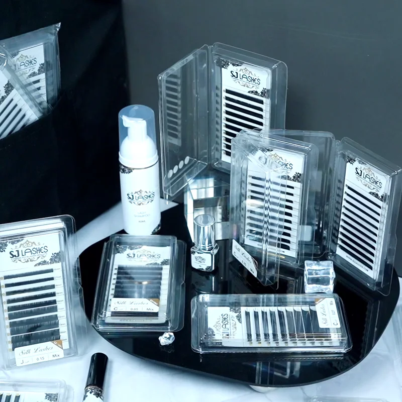 Eyelash factory private label korean eyelash extensions free samples accepted