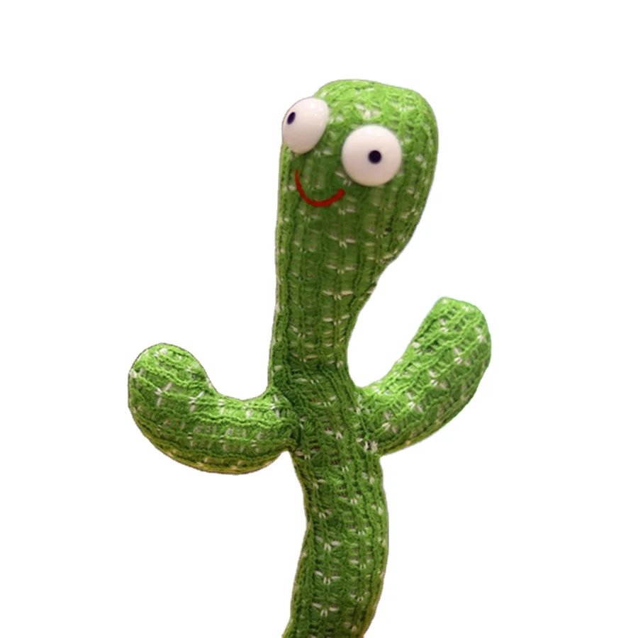 Hot Sale Products Cute Stuffed Flowerpot Twisting Dance Cactus Doll Talking Singing Music Dancing Cactus Plush Toy