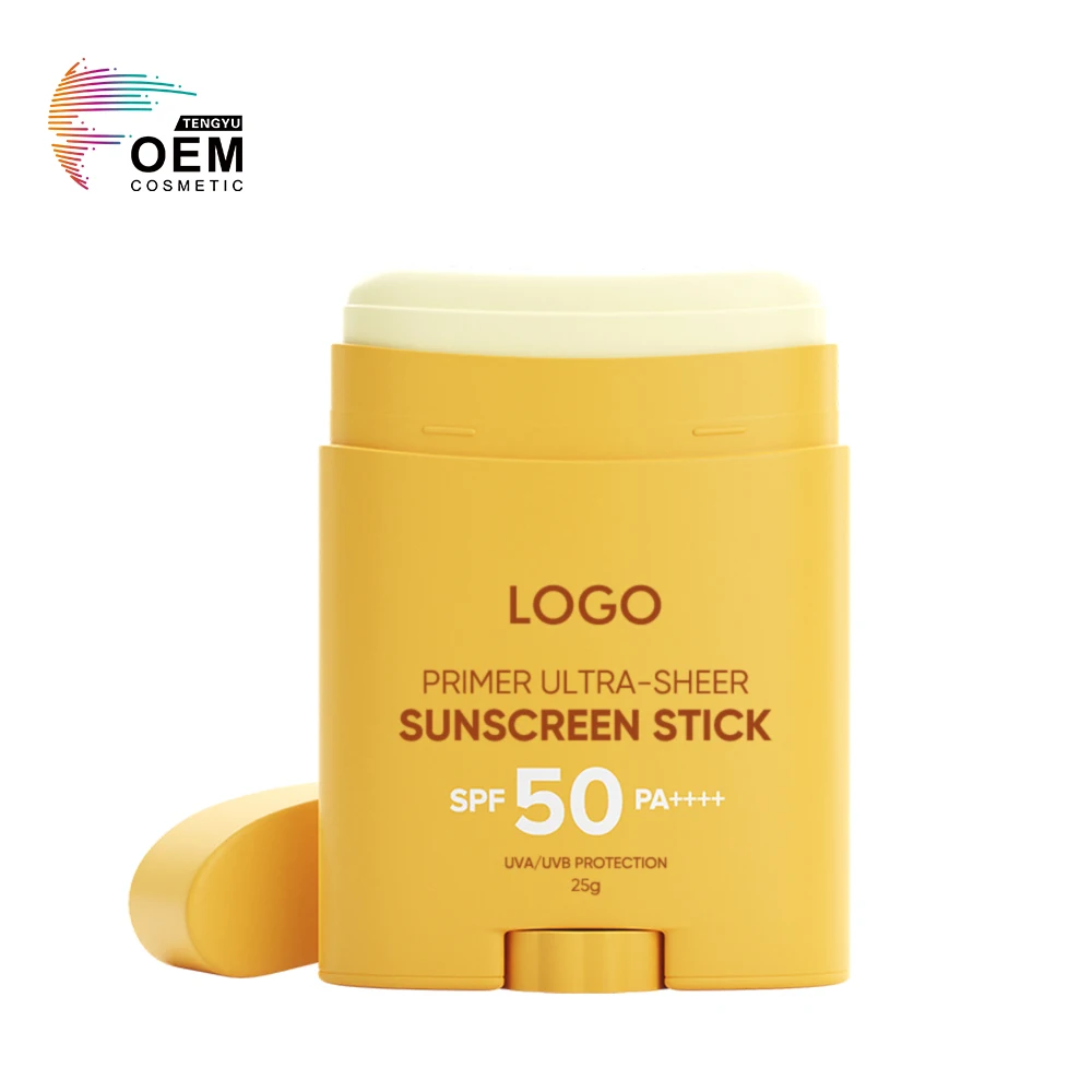 Organic Skin Pore Minimising Uva/Uvb Sun Protection Smoothing Primer Tinted Sunscreen Stick Spf 50 Pa++++ For All Skin Types