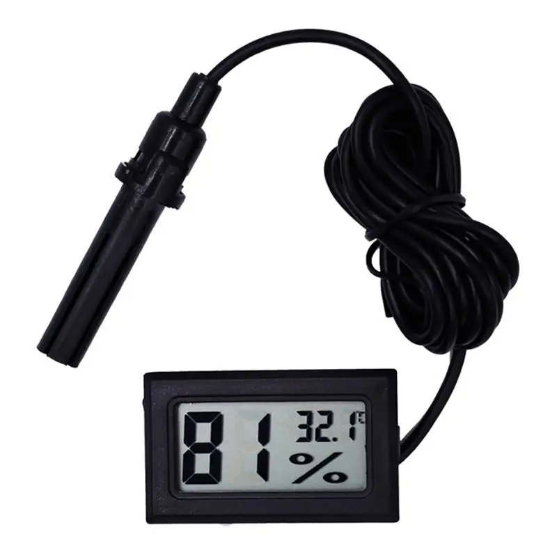 Upgraded waterproof mini digital lcd temperature sensor humidity meter thermometer hygrometer