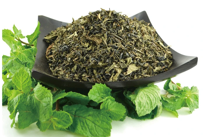  Китайские товары Chunmee зеленый чай 41022 для Марокко мятный