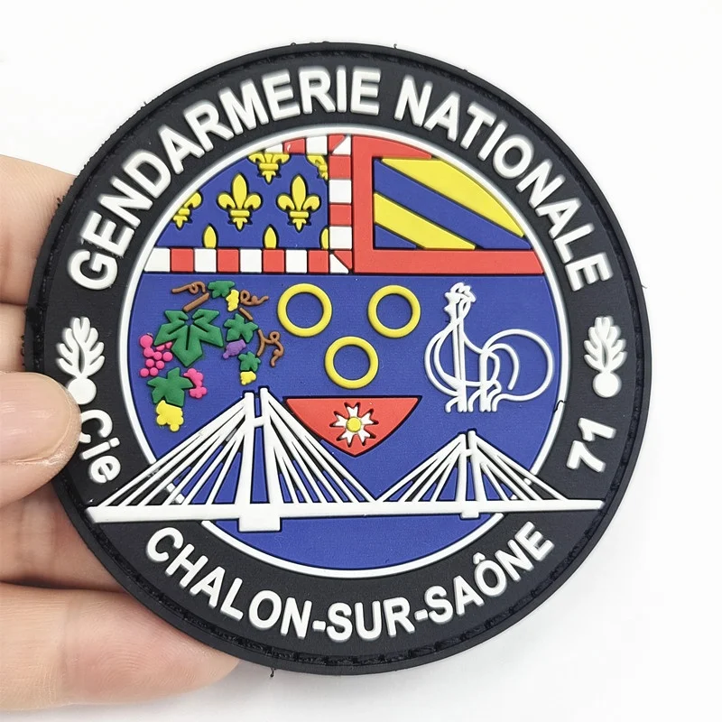 Custom Rubber Logo 3d Patches Clothes Garment Embossed Silicone Patches Tactical Soft Labels Rubber Pvc Patch