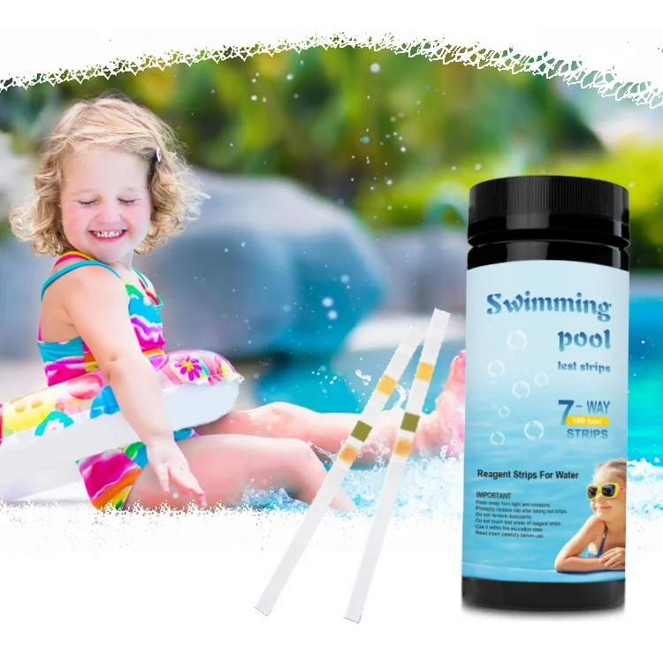 Changchun Wancheng 7 in 1 Swimming Pool Spa Test Strips Chlorine pH Alkalinity Water Hardness Testing