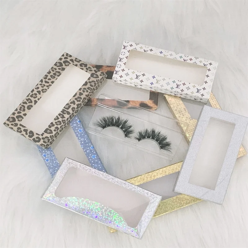Private label 3d lashes mink with custom packaging box wholesale eyelash