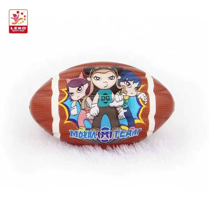 Custom design pu foam American Football rugby stress ball toy
