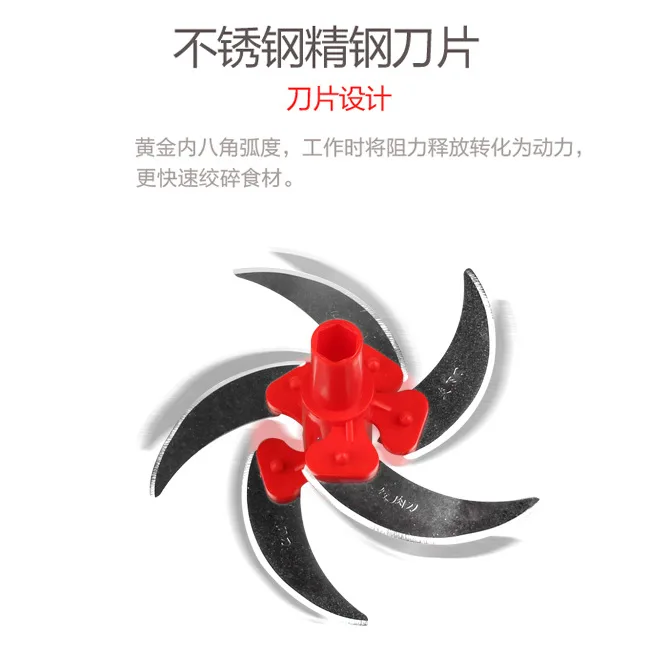 Multifunctional plastic manual meat grinder mincing garlic chopped pepper vegetables minced grinder