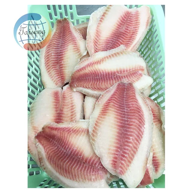 HACCP & BAP Approved IVP Frozen IQF Tilapia Fillet WIthin Skinless & Boneless Fillet CO Treated Fillet