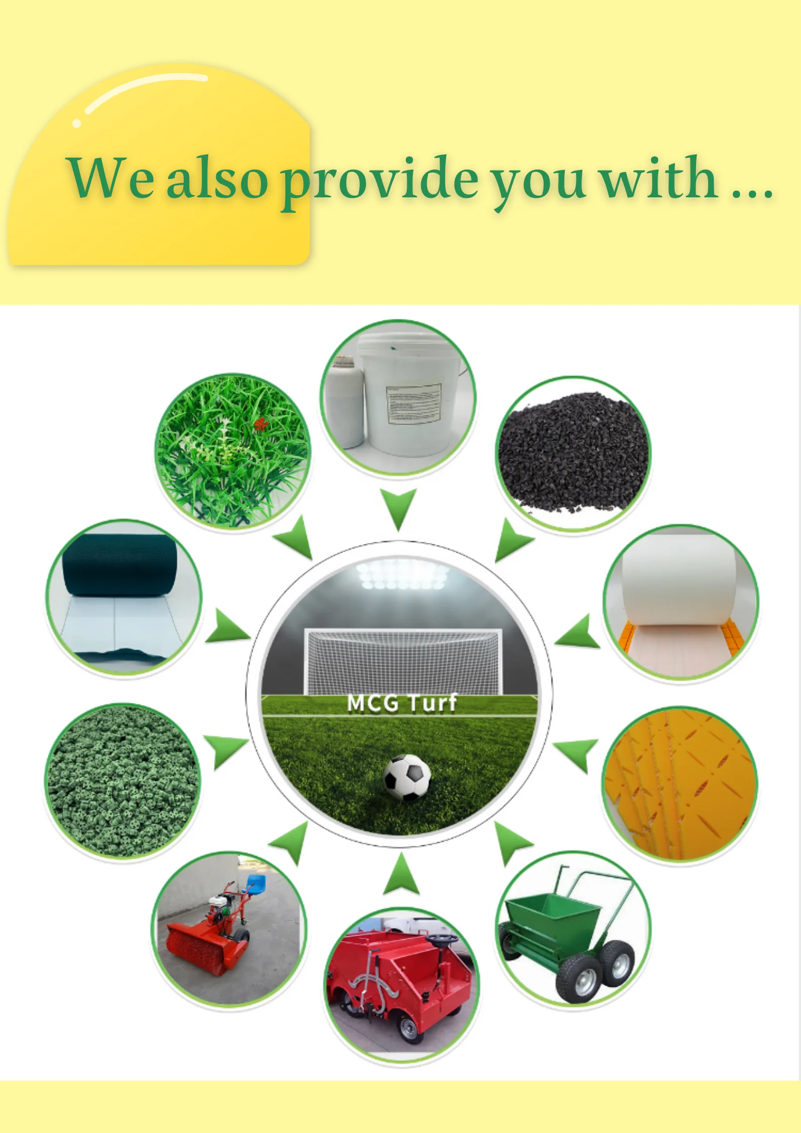 50mm uased soccer field sport turf artificial Grass