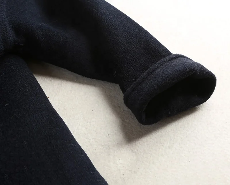 Wholesale Child Coats Turn Down Collar Boys Girls Kids Wool Trench Coats