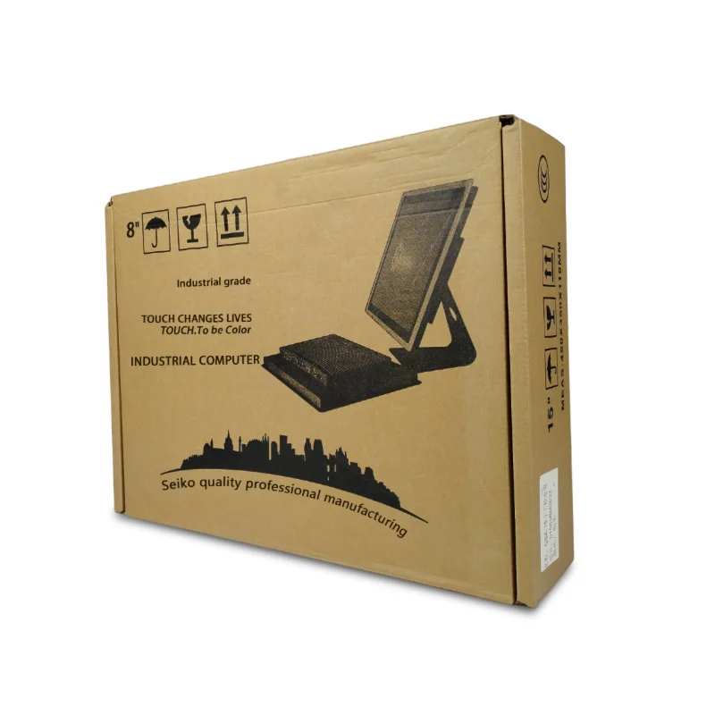 HUGEROCK PTC08W cheap Business IP65 Embedded RJ45 capacitive Linuxs open frame Linux All In One Panel Pc Computer