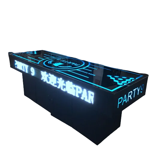 Best-selling New bar entertainment interactive table pitching game table  LED Beerpong  table