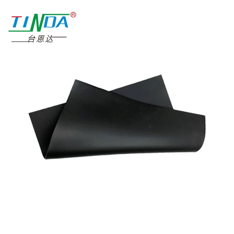 thermoplastic elastomer thin carbon silicone rubber sheet medical grade conductive high tension rubber sheet