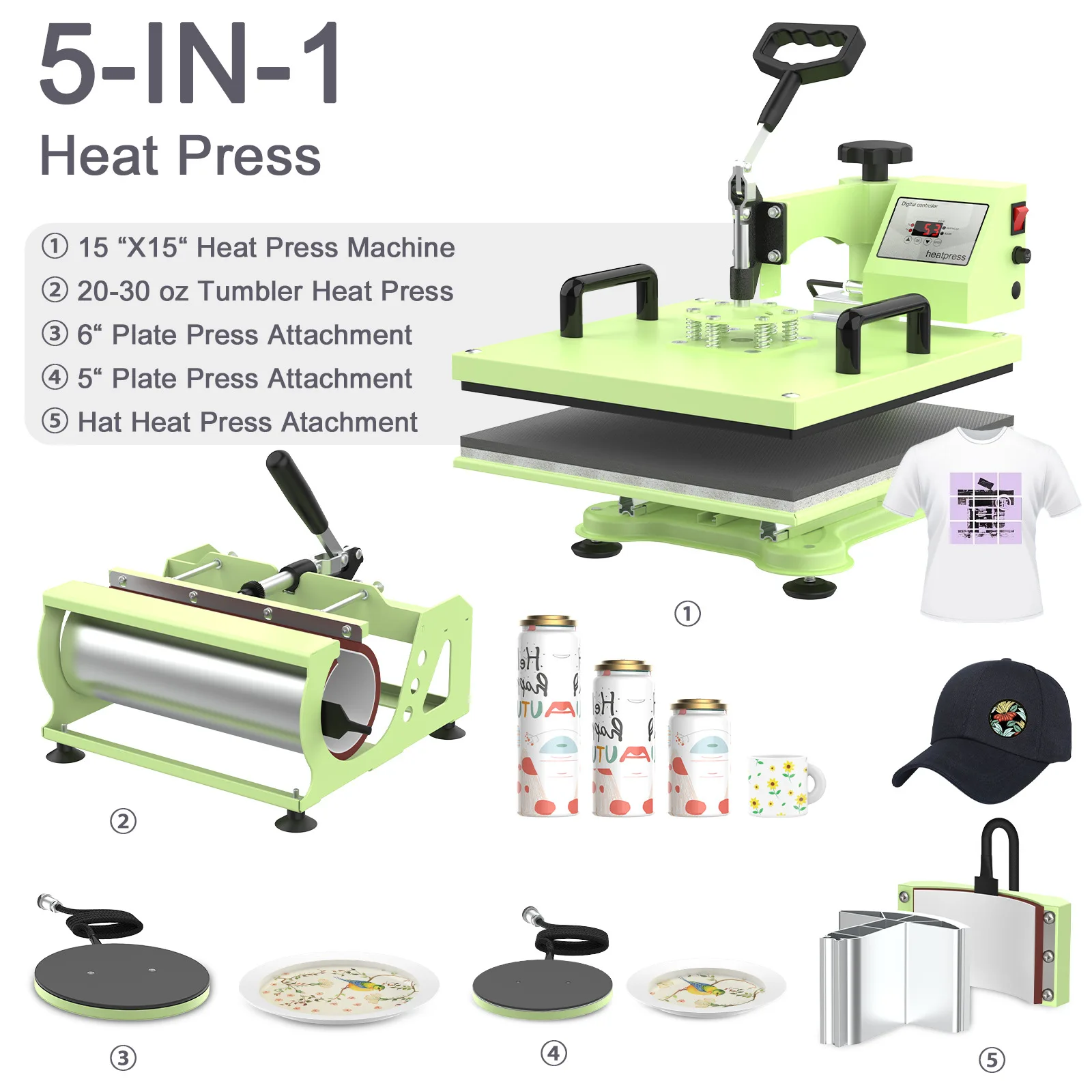 Vesub Combination Heat Press Machine 5 In 1 And A4 Size 3D Printer L805 3D Printer Machine 3D Printer Machine