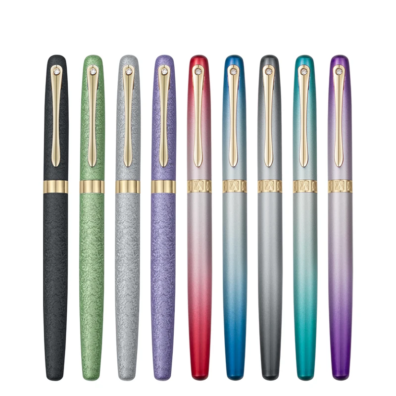 Luxury Business Gift Calligraphy Metal Pen Set Hot Selling High Quality Fountain Pen