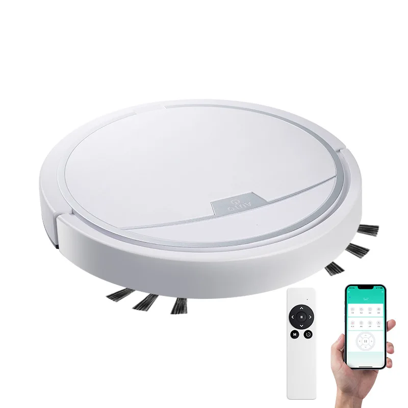 Hot Selling 3-in-1 Wet & Dry Automatic Cleaning Machine Household Sweeping Mop with Intelligent Control USB Battery Power Source