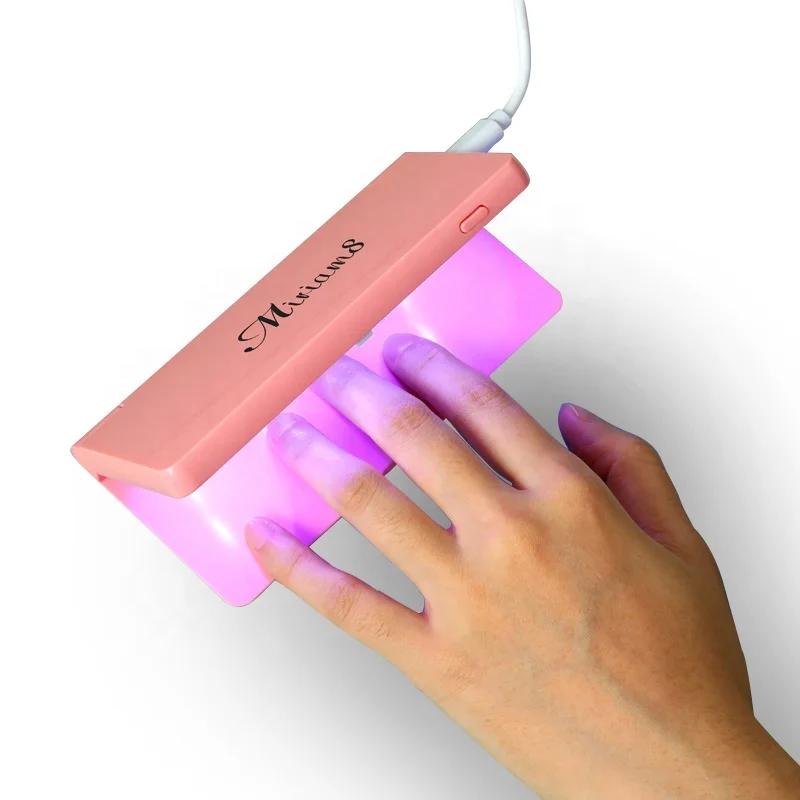 Mini Foldable Nail Art Phototherapy Machine UV Baking Lamp with Two Modes Intelligent Baking Glue Does Not Harm Hands or Eyes