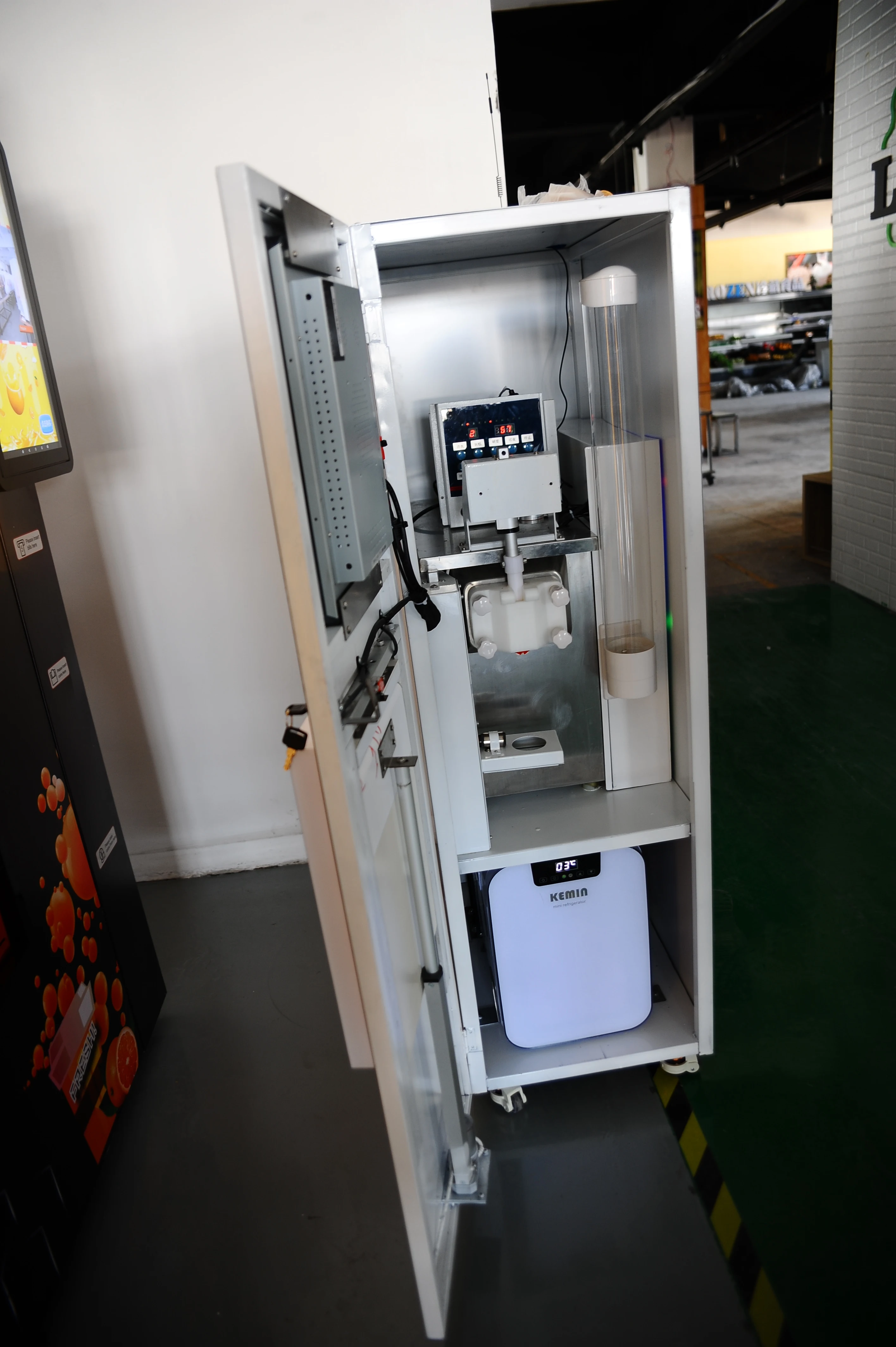 Self service ice cream vending machines  fully automatic