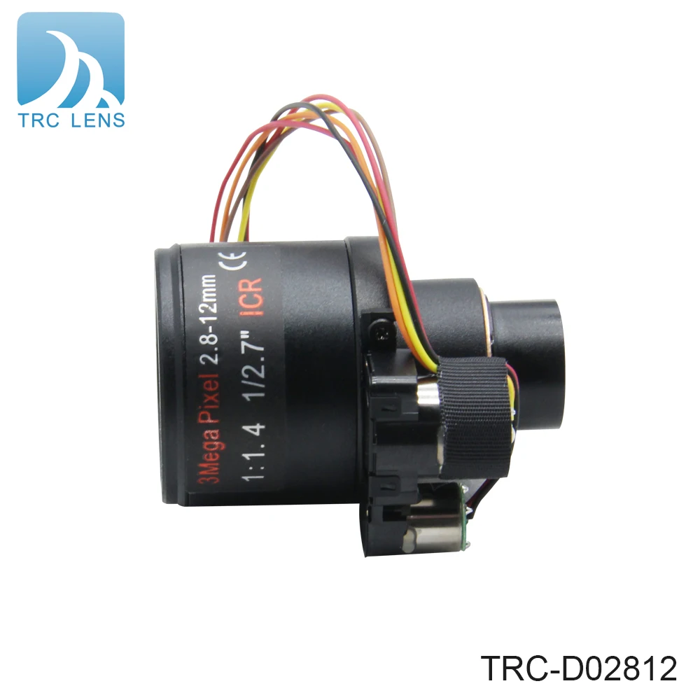 D14 Mount 3mp bullet ip Camera varifocal focus lens 2.8-12mm