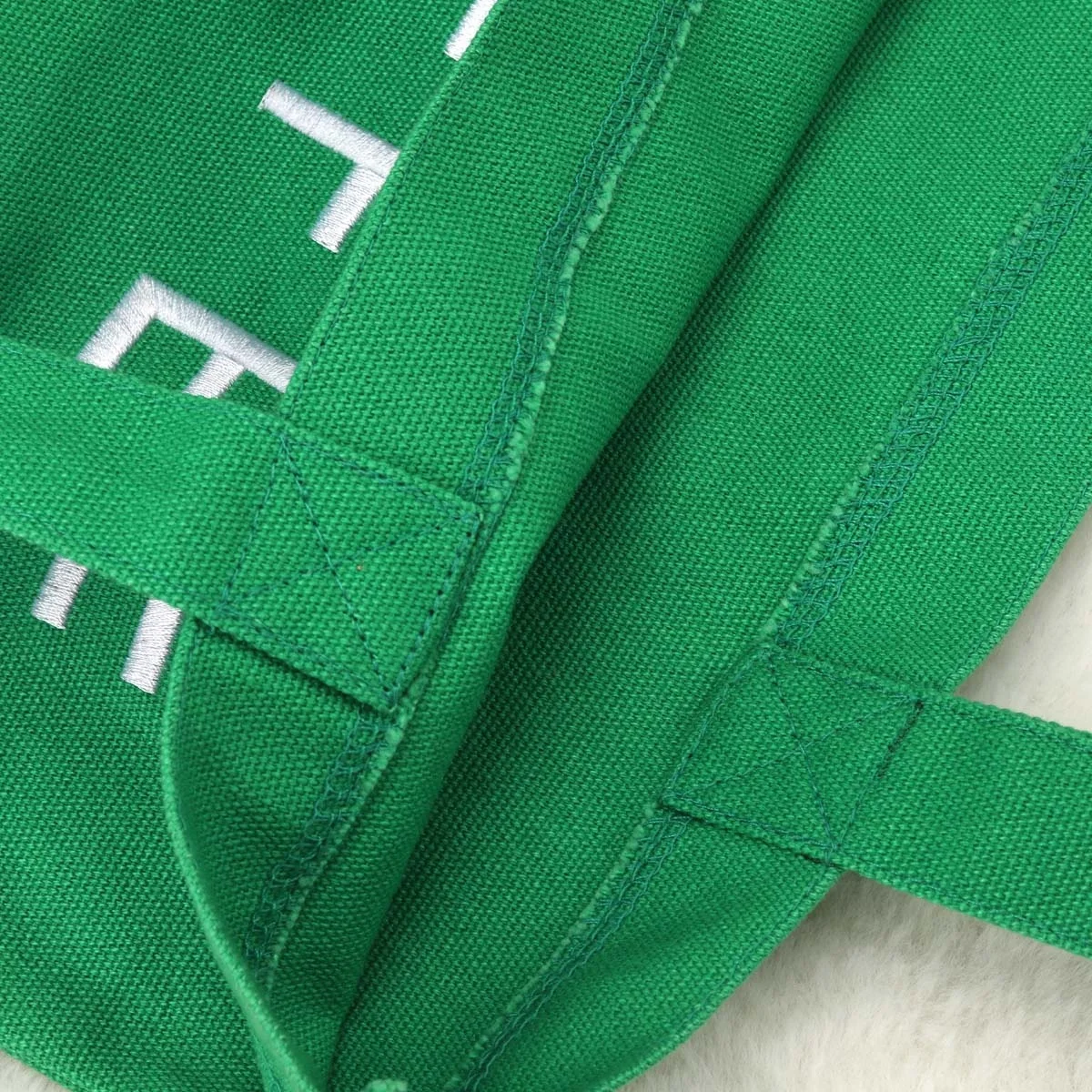 Natural Recyclable Square Bottom Canvas Handle Coffee Lunch Bag Promotion Custom Logo Printed Cotton Tote Shopping Bag