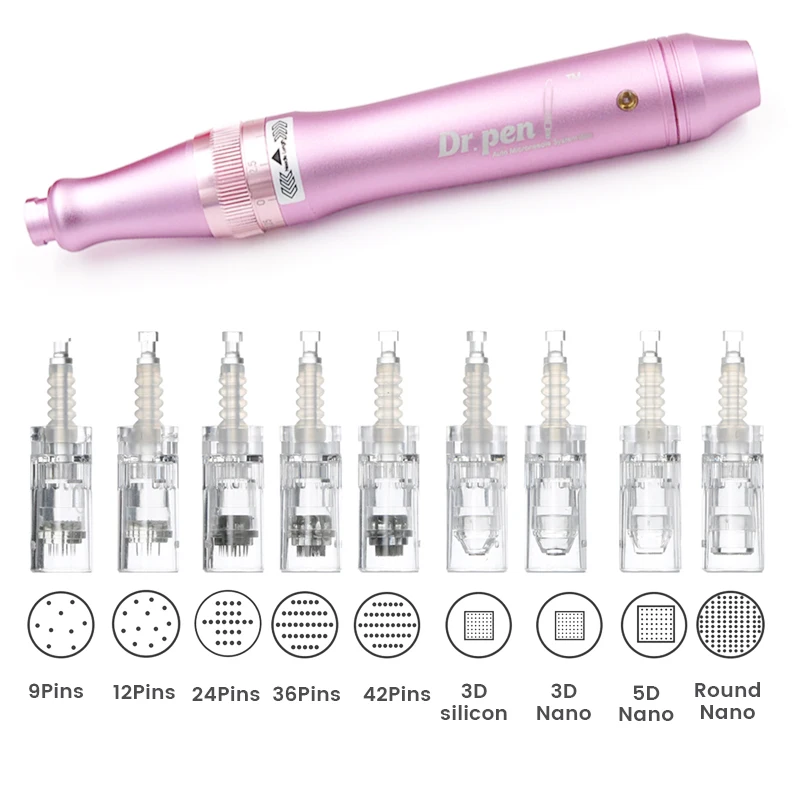 Dr Pen Electric Skin Care Device Derma Tattoo Needles Pen Mesotherapy Facial Beauty Tool Face with Home