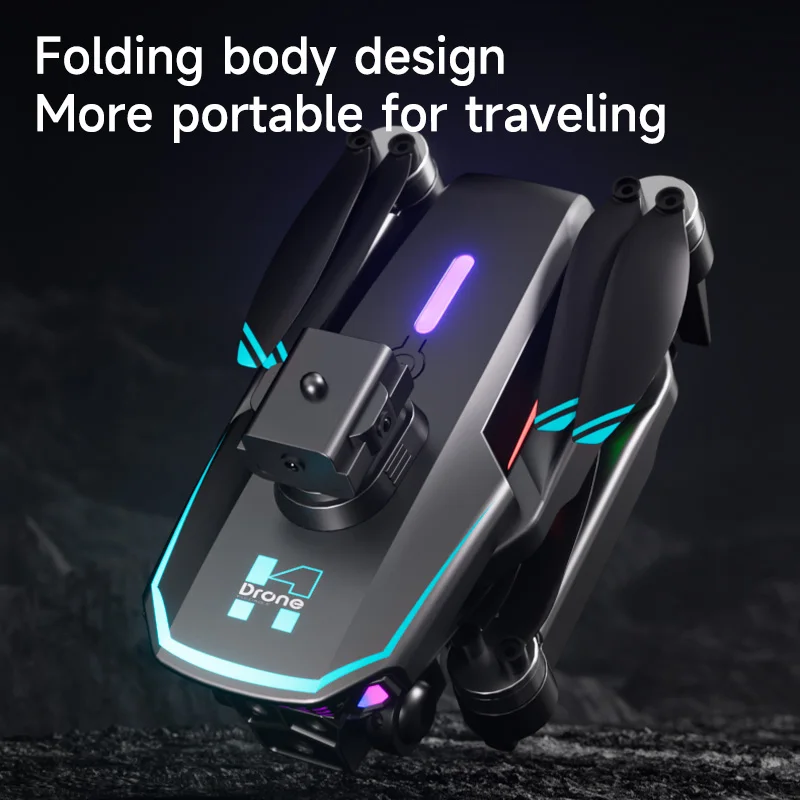 H18 brushless motor 4 sides obstacle avoidance 360 degree flip 50x zoom mv filter video drone dual camera 480p mini pocket drone