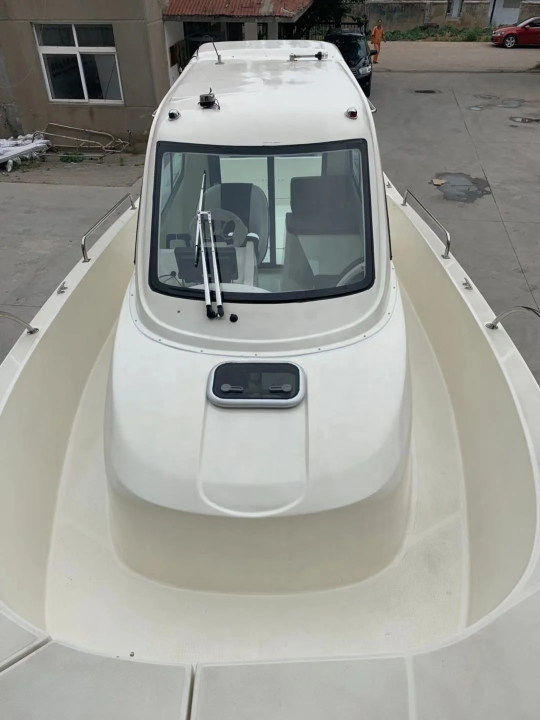 Japanese cabin fishing boat UF27 outboard fishing boat fishing vessel